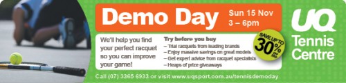 Demo Day - Find your perfect racquet!